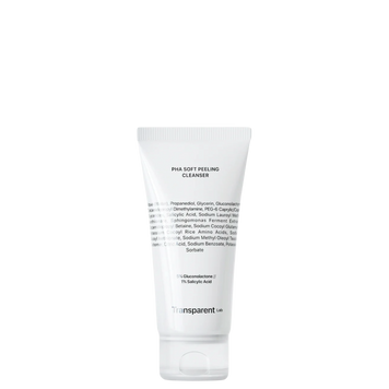 Очищуючий засіб для обличчя з ефектом пілінгу Transparent Lab PHA Soft Peeling Cleanser 60 ml 000542 фото
