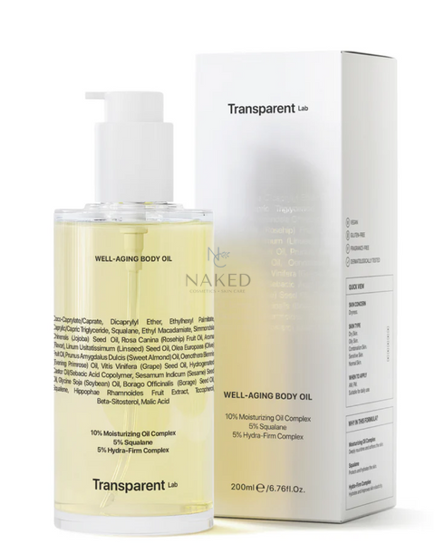 Регенеруюча олія для тіла Transparent Well-Aging Body Oil 200 ml 000887 фото