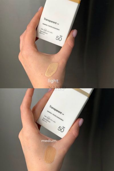 Мінеральний сонцезахисний крем із легким тонуючим ефектом Transparent Lab Mineral Tinted Sunscreen Light 000594 фото