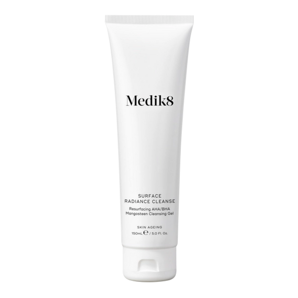 Гель для вмивання з AHA, BHA й екстрактом мангостана Medik8 Surface Radiance Cleanse 150 ml 000011 фото